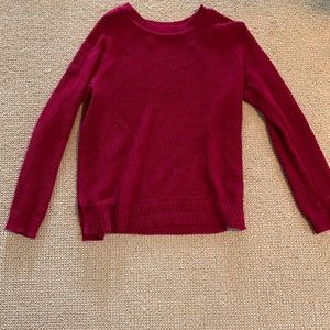 Simple purple/red sweater